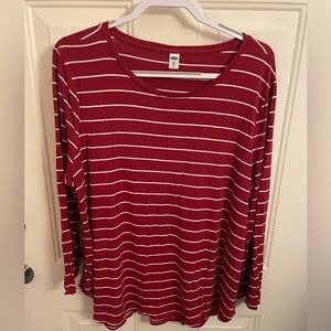 Women’s Plus Striped Tee